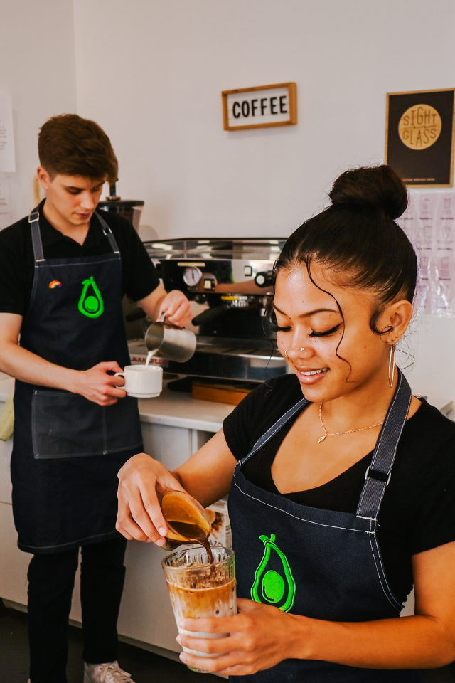 Baristas at Avotoasty